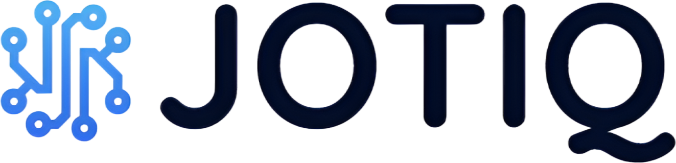 JOTIQ logo, AI-driven outreach and voice agents for recruitment, USA